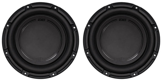 (2) Polk Audio DB1042SVC 10” 1050w Single 4-Ohm Car/Marine Audio Subwoofers Subs