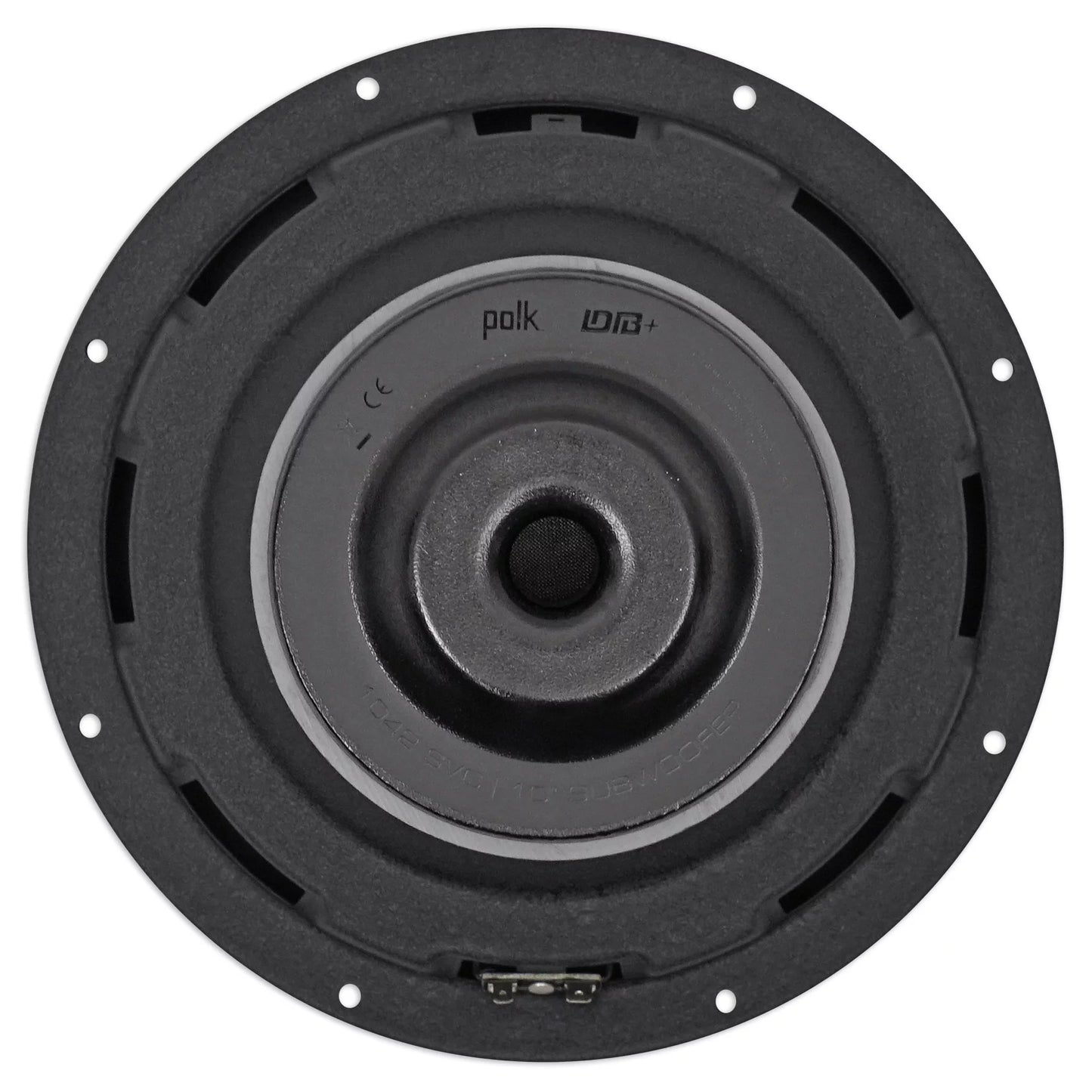 (2) Polk Audio DB1042SVC 10” 1050w Single 4-Ohm Car/Marine Audio Subwoofers Subs