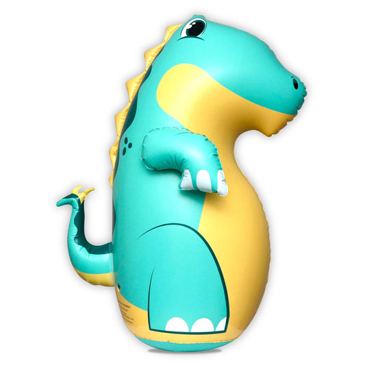 (Inflatable Dudes) Green Stegosaurus Dinosaur 47 inches -Kids Punching Bag |Filled with Sand